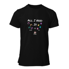 Load image into Gallery viewer, All I Need Is Horse+Dog+Coffee Unisex T-Shirt