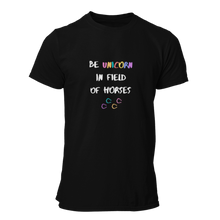 Load image into Gallery viewer, Be Unicorn In Field Of Horses Unisex T-Shirt