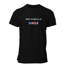 Load image into Gallery viewer, Easily Distracted By Horses Unisex T-Shirt