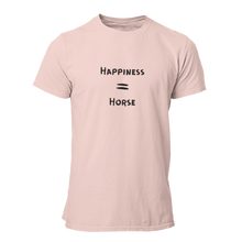 Load image into Gallery viewer, Happiness = Horse Unisex T-Shirt