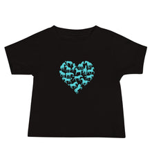 Load image into Gallery viewer, Heart Made Of Horses Baby Jersey Short Sleeve Tee