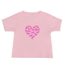 Load image into Gallery viewer, Heart Made Of Horses Baby Jersey Short Sleeve Tee