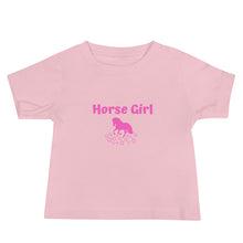 Load image into Gallery viewer, Horse Girl Baby Jersey Short Sleeve T-Shirt