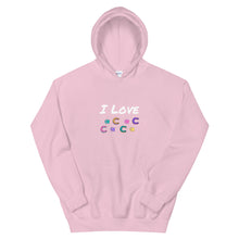 Load image into Gallery viewer, I Love Horse Dog Foot Prints Unisex Hoodie
