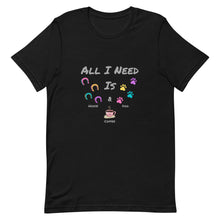Load image into Gallery viewer, All I Need Is Horse+Dog+Coffee Unisex T-Shirt