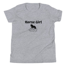 Load image into Gallery viewer, Horse Girl Youth Short Sleeve T-Shirt