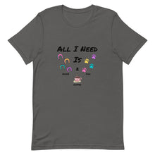 Load image into Gallery viewer, All I Need Is Horse+Dog+Coffee Unisex T-Shirt