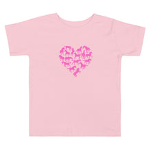 Load image into Gallery viewer, Heart Made Of Horses Toddler Short Sleeve Tee