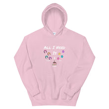 Load image into Gallery viewer, All I Need Is Horse Dog Coffee Unisex Hoodie