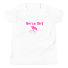Load image into Gallery viewer, Horse Girl Youth Short Sleeve T-Shirt