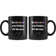 Load image into Gallery viewer, Be Unicorn In Field Of Horses Tea Mug