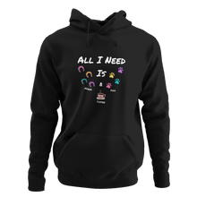 Load image into Gallery viewer, All I Need Is Horse Dog Coffee Unisex Hoodie
