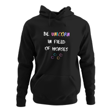 Load image into Gallery viewer, Be Unicorn In Field Of Horses Unisex Hoodie
