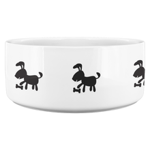 Load image into Gallery viewer, Dog Bowl Dog Black
