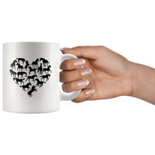 Load image into Gallery viewer, Heart Made Of Horses Coffee Mug
