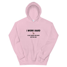 Load image into Gallery viewer, I Work Hard... Unisex Hoodie
