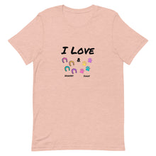 Load image into Gallery viewer, I Love Horses &amp; Dogs Unisex T-Shirt
