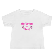 Load image into Gallery viewer, Unicorns Are Real Baby Jersey Short Sleeve T-Shirt
