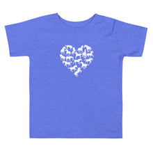 Load image into Gallery viewer, Heart Made Of Horses Toddler Short Sleeve Tee
