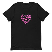 Load image into Gallery viewer, Heart Made Of Horses Unisex T-Shirt
