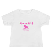 Load image into Gallery viewer, Horse Girl Baby Jersey Short Sleeve T-Shirt
