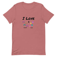 Load image into Gallery viewer, I Love Horses &amp; Dogs Unisex T-Shirt
