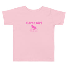 Load image into Gallery viewer, Horse Girl Toddler Short Sleeve T-Shirt
