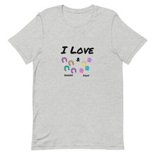 Load image into Gallery viewer, I Love Horses &amp; Dogs Unisex T-Shirt
