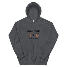 Load image into Gallery viewer, All I Need Is Horse And Coffee Unisex Hoodie
