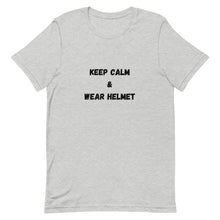 Load image into Gallery viewer, Keep Calm And Wear Helmet Unisex T-Shirt
