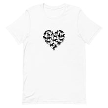 Load image into Gallery viewer, Heart Made Of Horses Unisex T-Shirt
