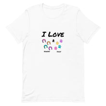 Load image into Gallery viewer, I Love Horses &amp; Dogs Unisex T-Shirt
