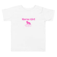 Load image into Gallery viewer, Horse Girl Toddler Short Sleeve T-Shirt
