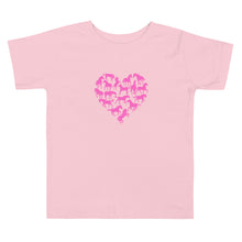 Load image into Gallery viewer, Heart Made Of Horses Toddler Short Sleeve Tee
