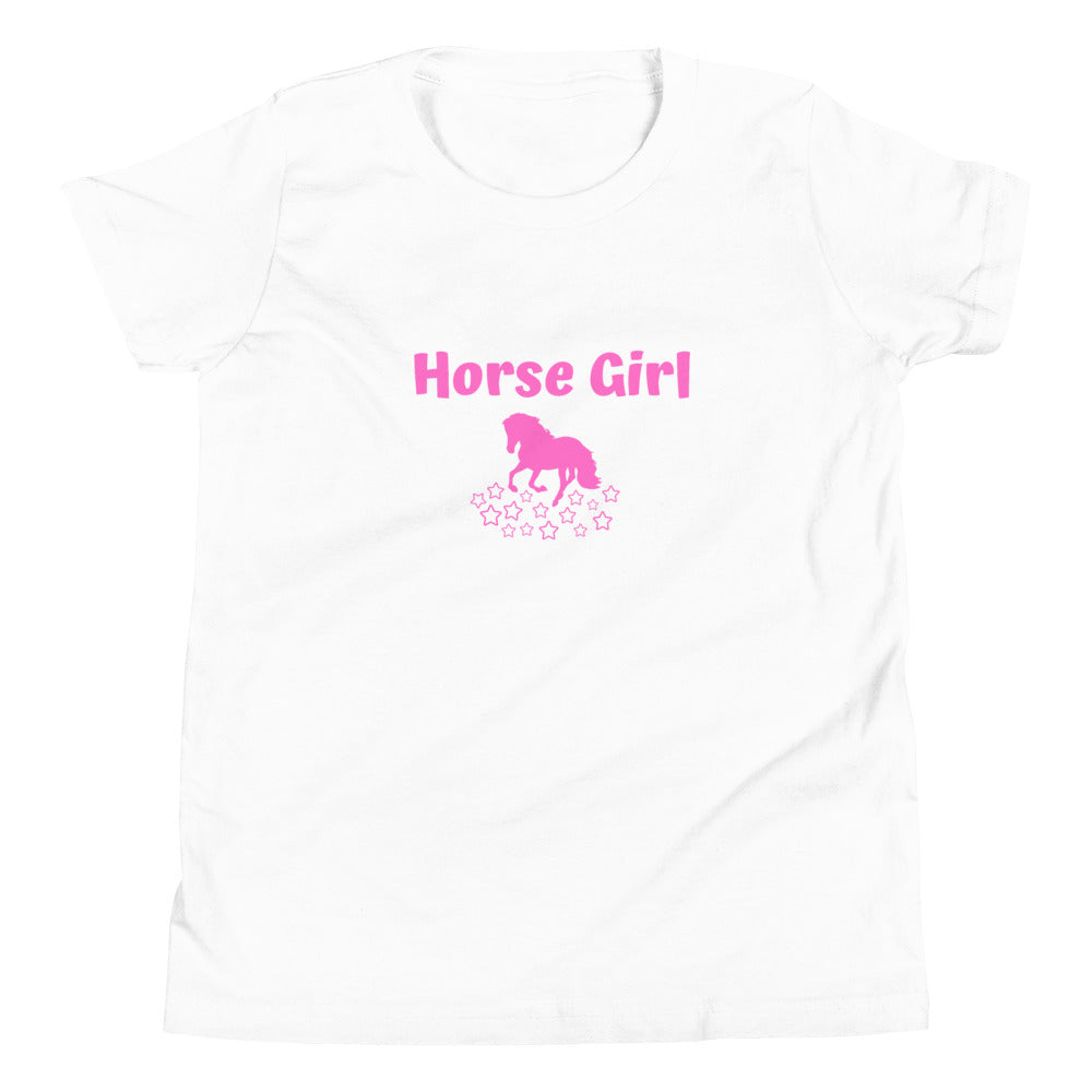 Horse Girl Youth Short Sleeve T-Shirt