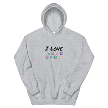 Load image into Gallery viewer, I Love Horse Dog Foot Prints Unisex Hoodie
