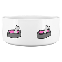 Load image into Gallery viewer, Dog Bowl With Bone Pink
