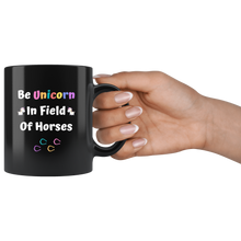 Load image into Gallery viewer, Be Unicorn In Field Of Horses Tea Mug
