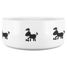 Load image into Gallery viewer, Dog Bowl Dog Black
