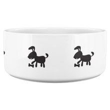 Load image into Gallery viewer, Dog Bowl Dog Black
